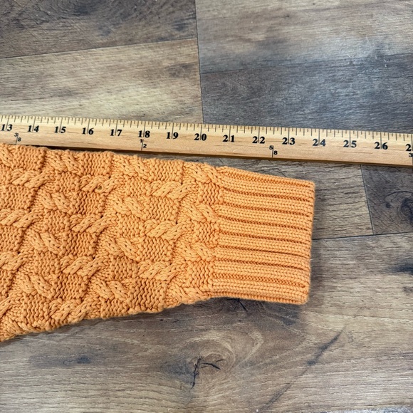 Vintage Abercrombie & Fitch Sweater Men’s Large Yellow Crewneck Chunky Knit - Picture 6 of 6